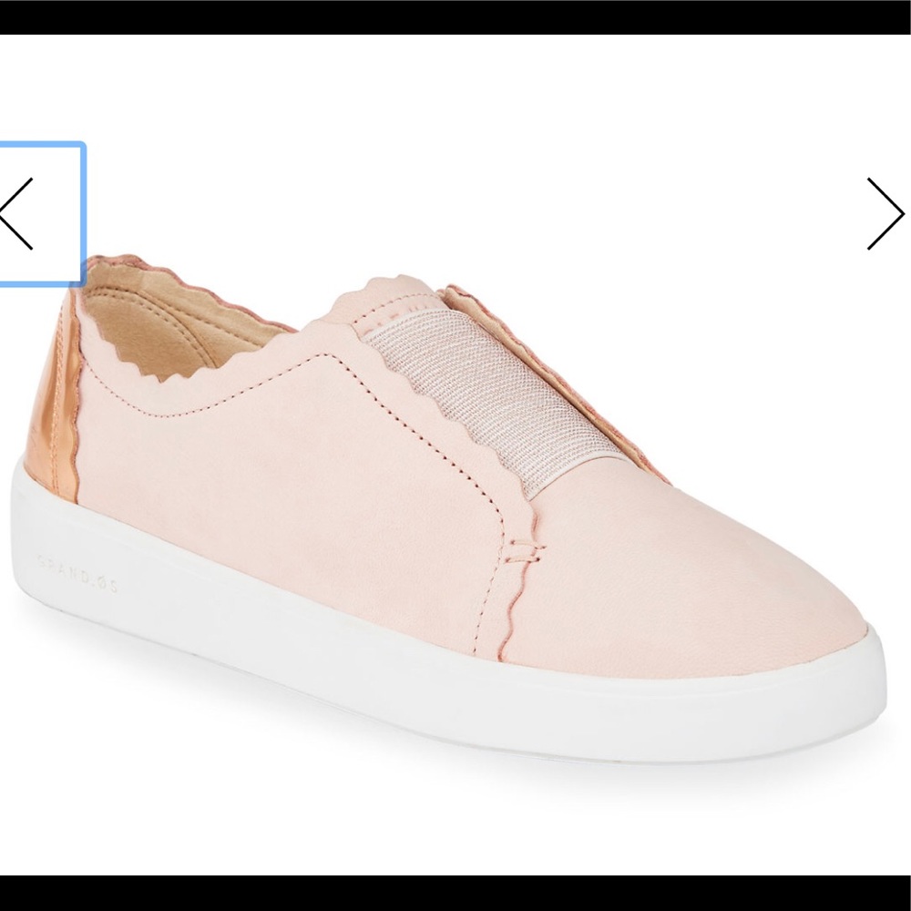 Brand New Cole Haan Scalloped Slip-On Sneakers